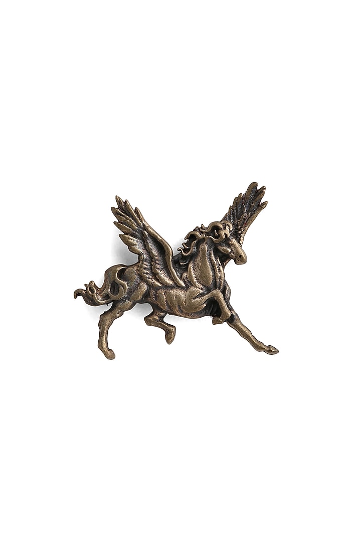 Antique Gold Pegasus Collar Tips by Cosa Nostraa at Pernia's Pop Up Shop