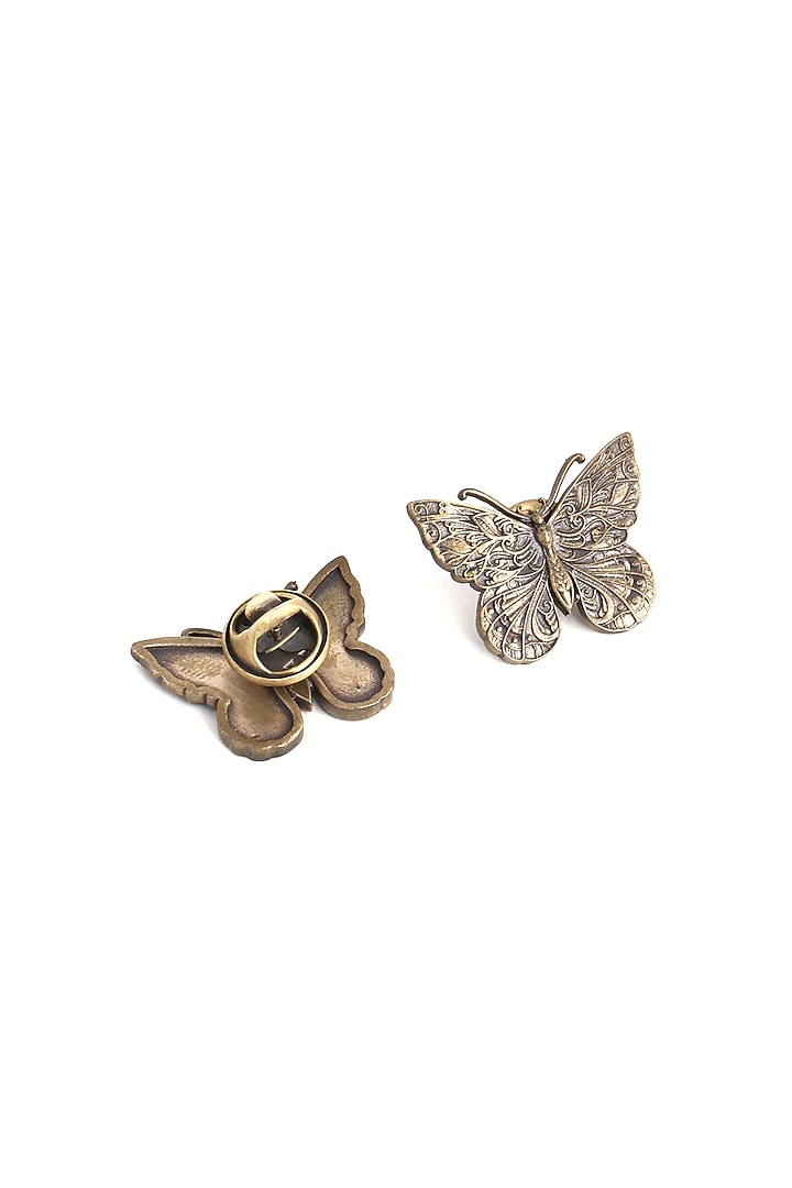 Antique Gold Butterfly Collar Tips by Cosa Nostraa at Pernia's Pop Up Shop