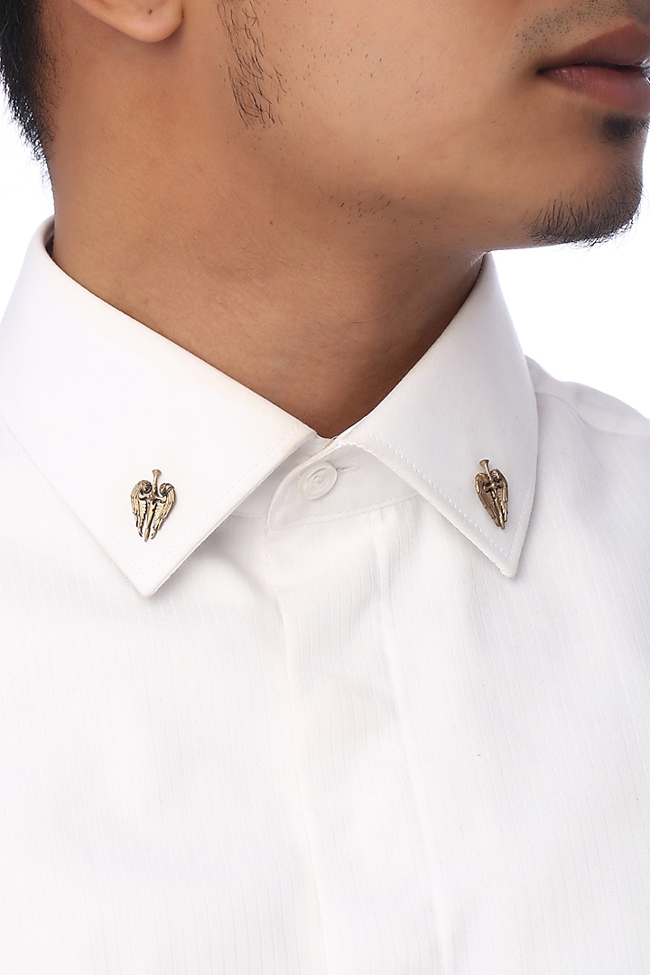 Antique Gold Vintage Collar Tips by Cosa Nostraa at Pernia's Pop Up Shop