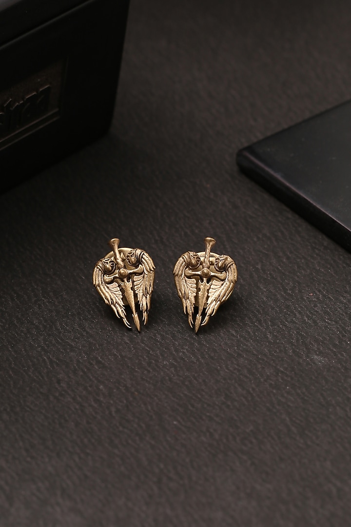 Antique Gold Vintage Collar Tips by Cosa Nostraa at Pernia's Pop Up Shop