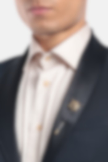 Antique Gold Shield Lapel Pin by Cosa Nostraa at Pernia's Pop Up Shop