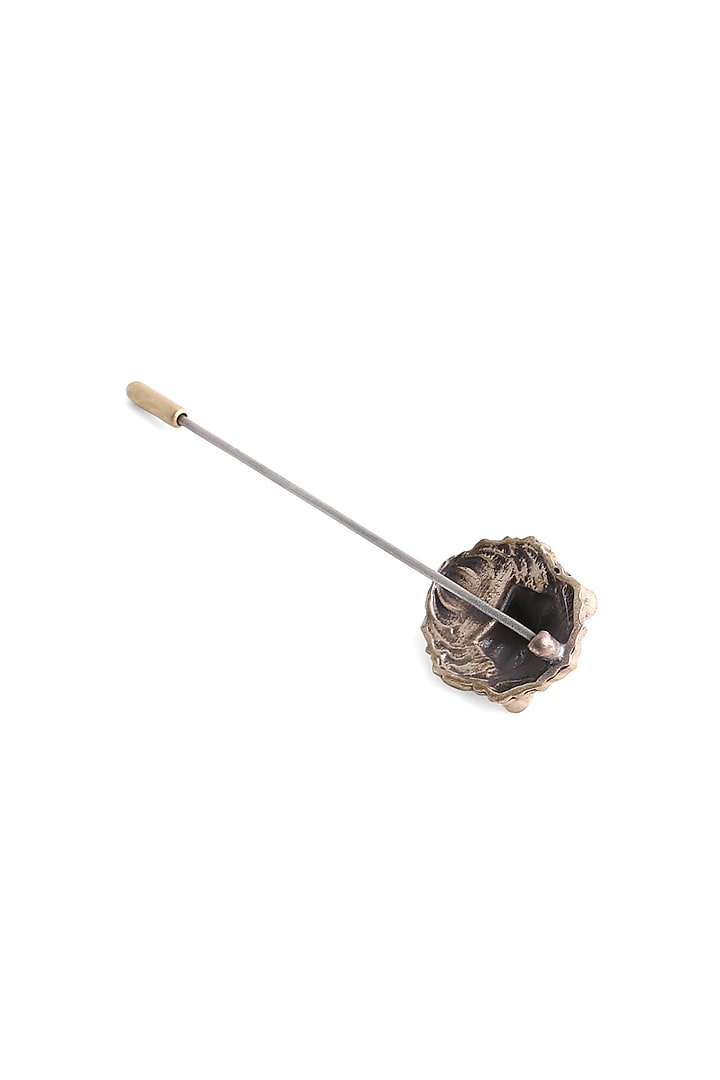 Antique Gold Jungle King Lion Head Lapel Pin by Cosa Nostraa at Pernia's Pop Up Shop