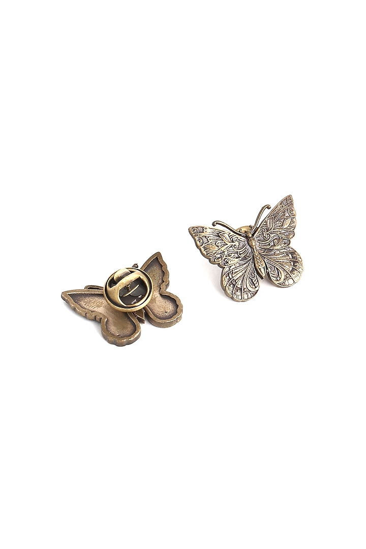 Antique Gold Butterfly Collar Tips by Cosa Nostraa at Pernia's Pop Up Shop