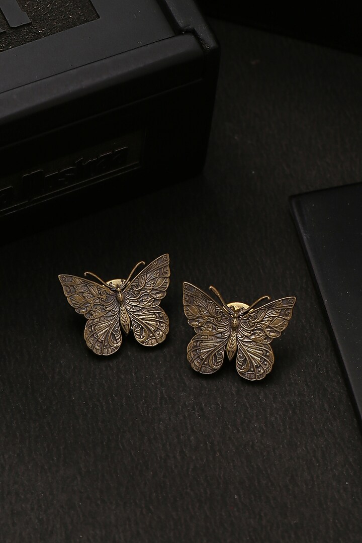 Antique Gold Butterfly Collar Tips by Cosa Nostraa at Pernia's Pop Up Shop