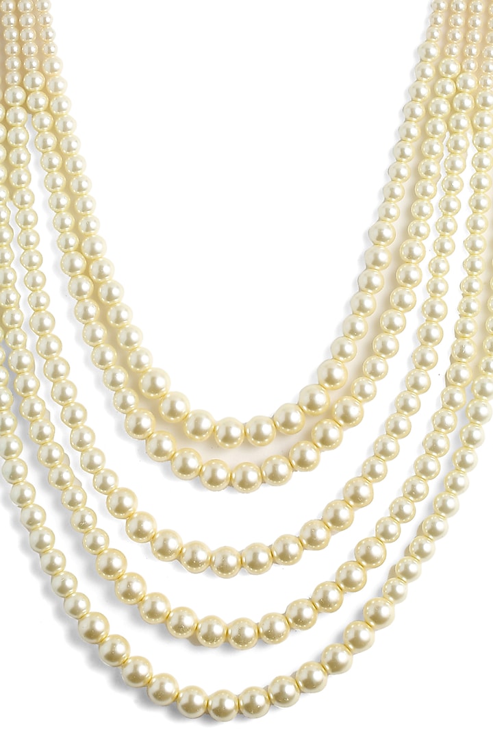 Gold Plated Rose Quartz Pendant Mala by Cosa Nostraa at Pernia's Pop Up Shop