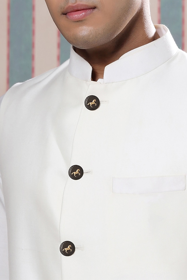 Grey Brass Buttons (Set of 7) by Cosa Nostraa at Pernia's Pop Up Shop