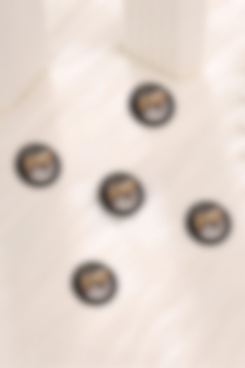 Grey Brass Buttons (Set of 5) by Cosa Nostraa