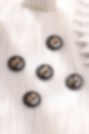 Grey Brass Buttons (Set of 5) by Cosa Nostraa