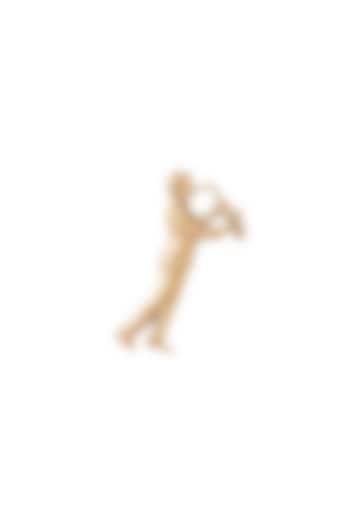 Gold Brass Brooch by Cosa Nostraa