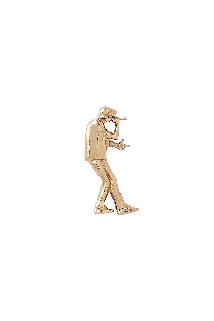 Gold Brass Brooch by Cosa Nostraa at Pernia's Pop Up Shop