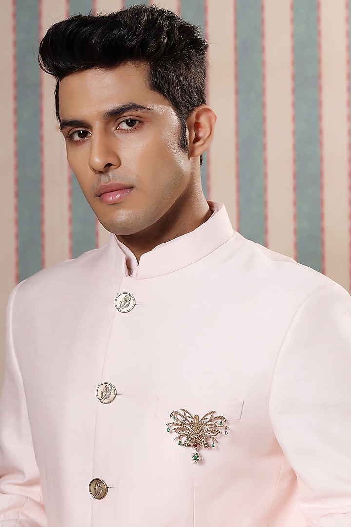 Oxidised Antique Gold Brass Brooch by Cosa Nostraa at Pernia's Pop Up Shop