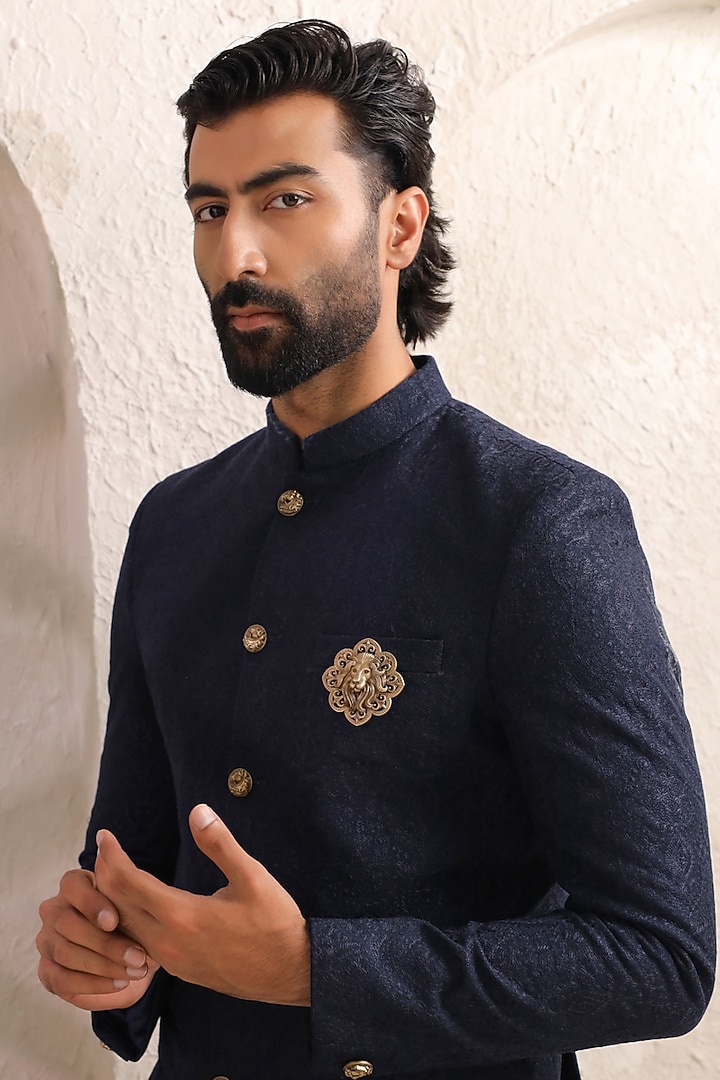 Oxidised Antique Gold Brass Brooch by Cosa Nostraa at Pernia's Pop Up Shop