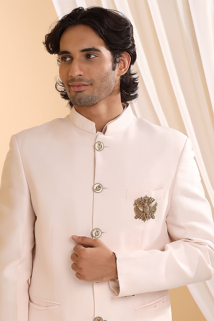 Oxidised Antique Gold Brass Brooch by Cosa Nostraa at Pernia's Pop Up Shop