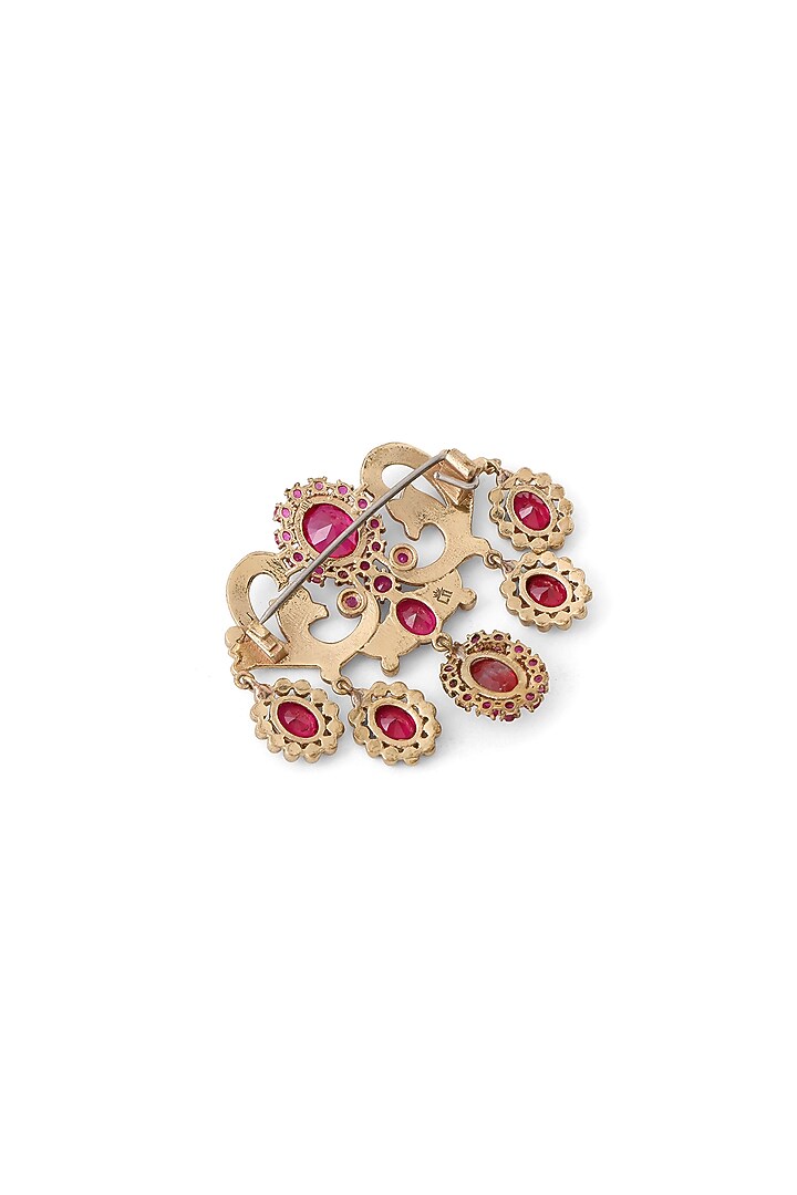 Gold Brass Brooch by Cosa Nostraa at Pernia's Pop Up Shop