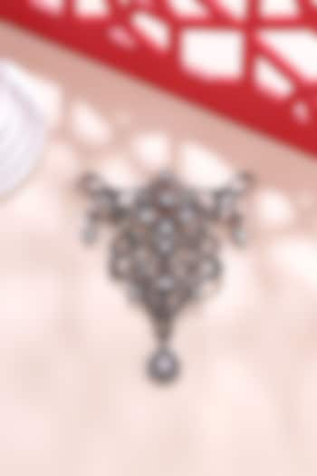 Grey Brass Brooch by Cosa Nostraa at Pernia's Pop Up Shop