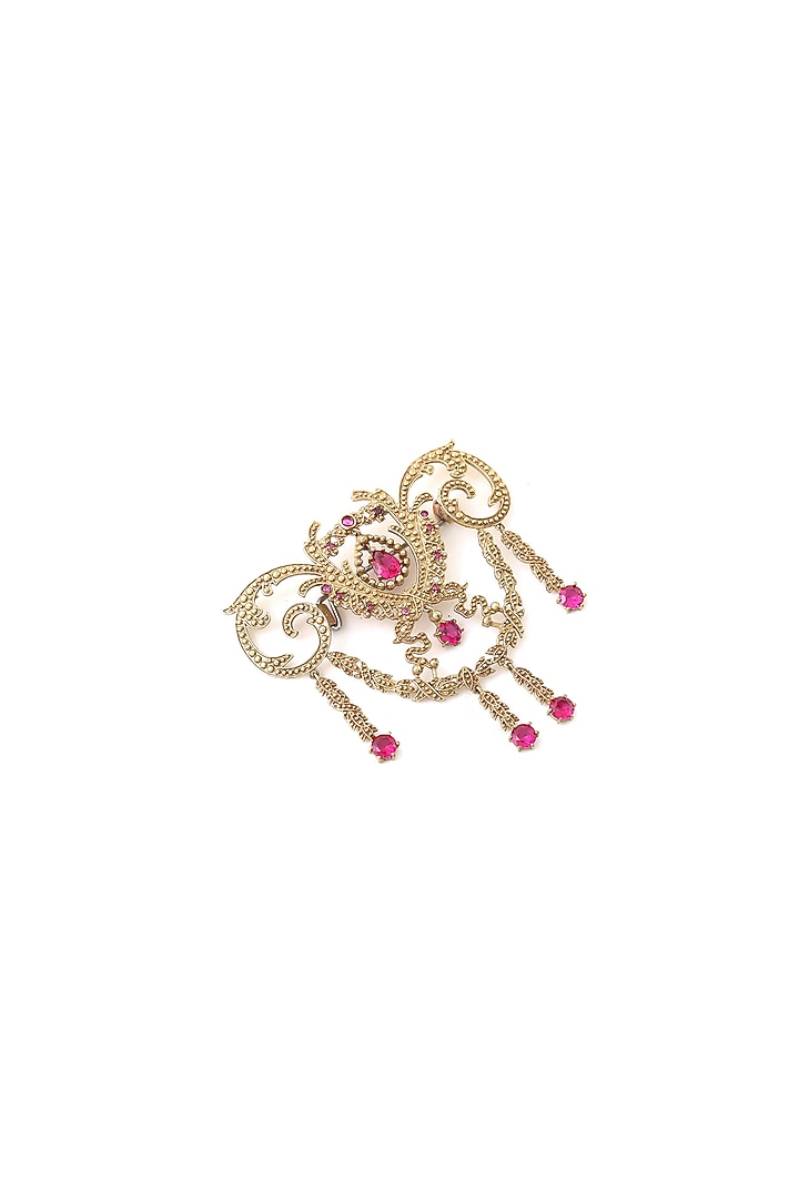 Gold Brass Brooch by Cosa Nostraa at Pernia's Pop Up Shop