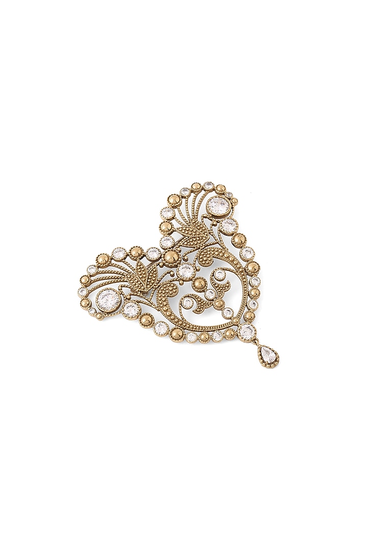 Gold Brass Brooch by Cosa Nostraa at Pernia's Pop Up Shop
