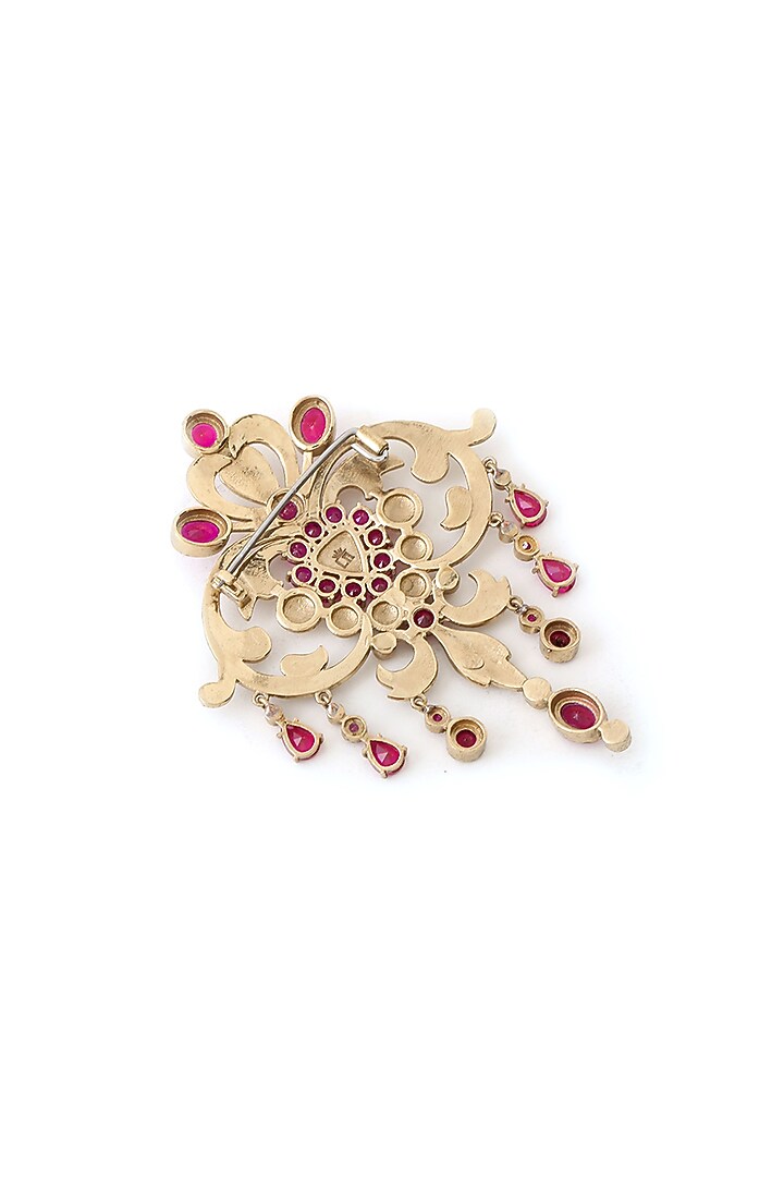 Gold Brass Brooch by Cosa Nostraa at Pernia's Pop Up Shop