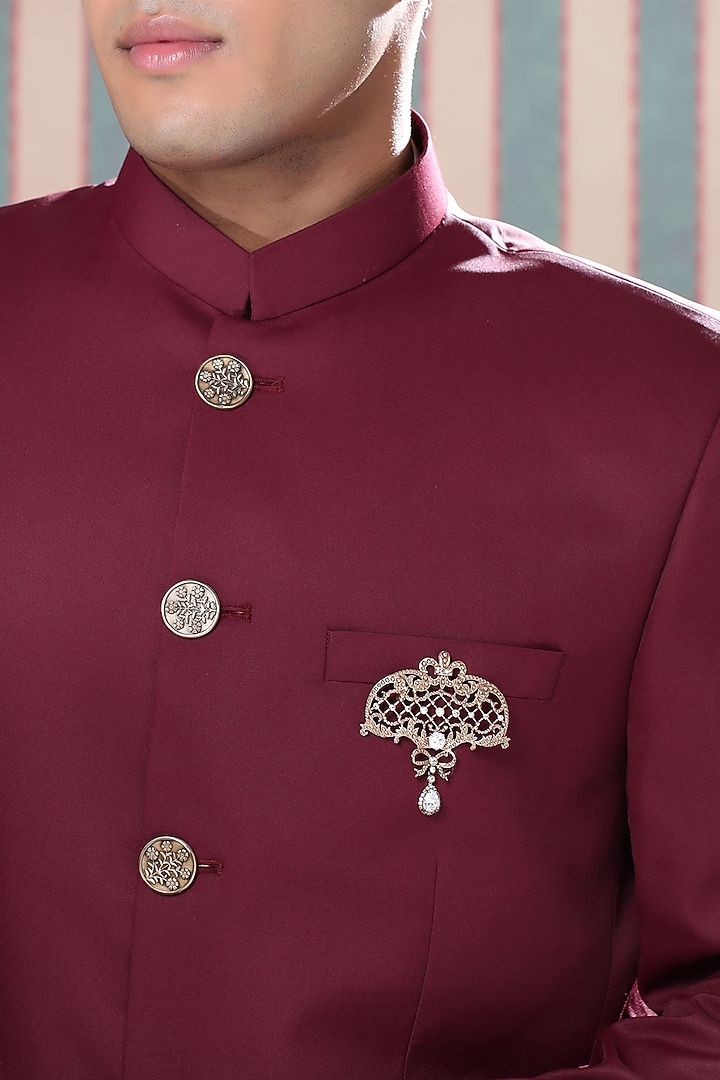 Gold Brass Brooch by Cosa Nostraa at Pernia's Pop Up Shop