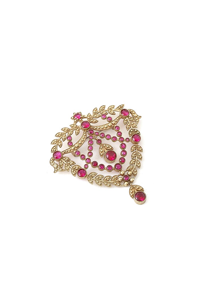 Gold Brass Brooch by Cosa Nostraa at Pernia's Pop Up Shop