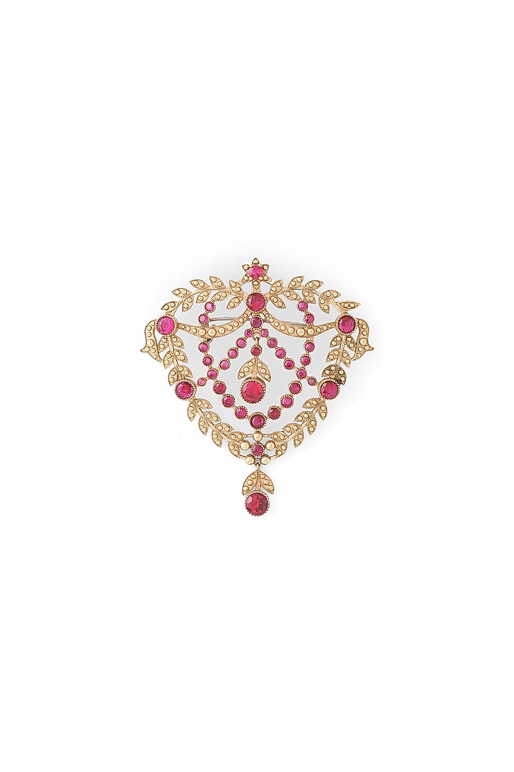 Gold Brass Brooch by Cosa Nostraa at Pernia's Pop Up Shop