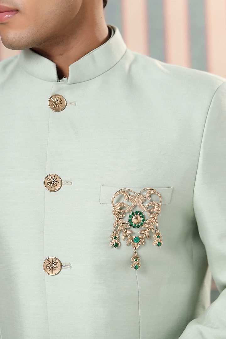 Gold Brass Brooch by Cosa Nostraa at Pernia's Pop Up Shop