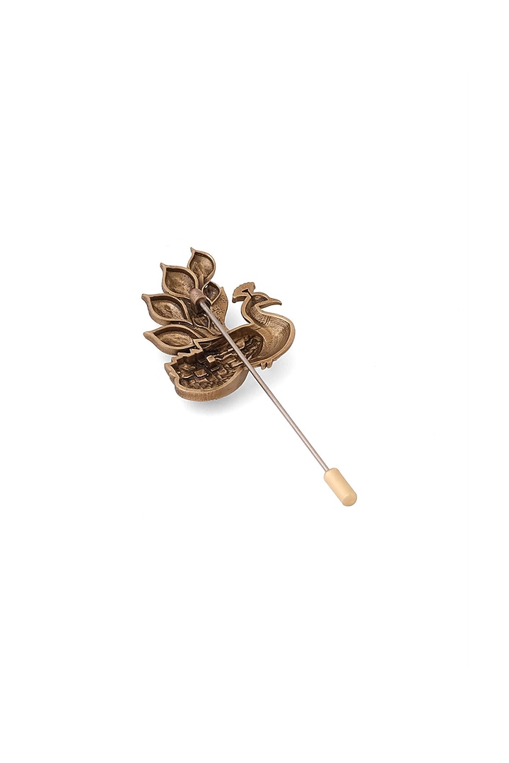 Antique Gold Brass Lapel Pin by Cosa Nostraa at Pernia's Pop Up Shop