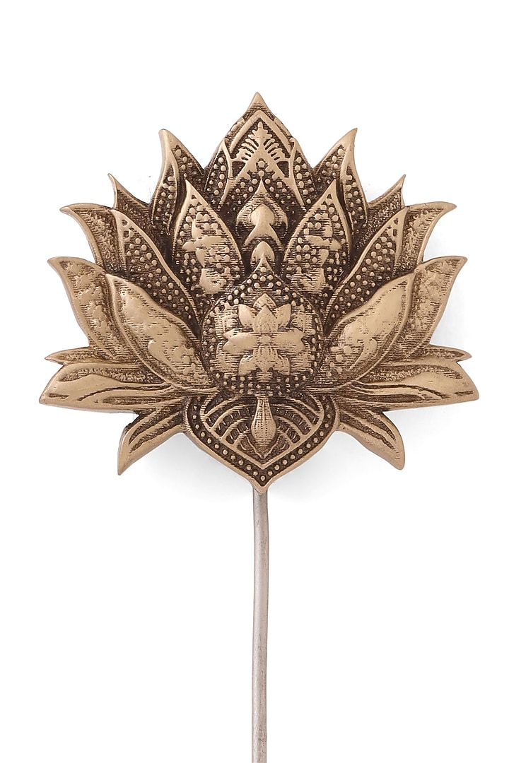 Antique Gold Brass Lapel Pin by Cosa Nostraa at Pernia's Pop Up Shop