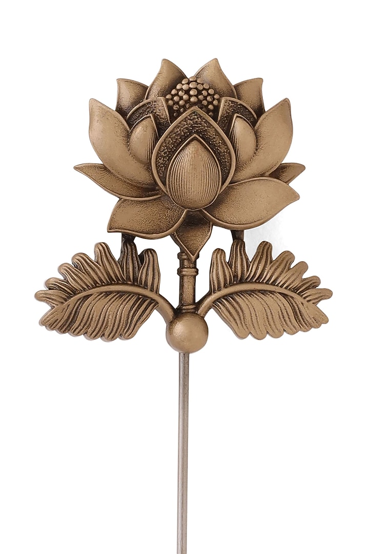 Antique Gold Brass Lapel Pin by Cosa Nostraa at Pernia's Pop Up Shop