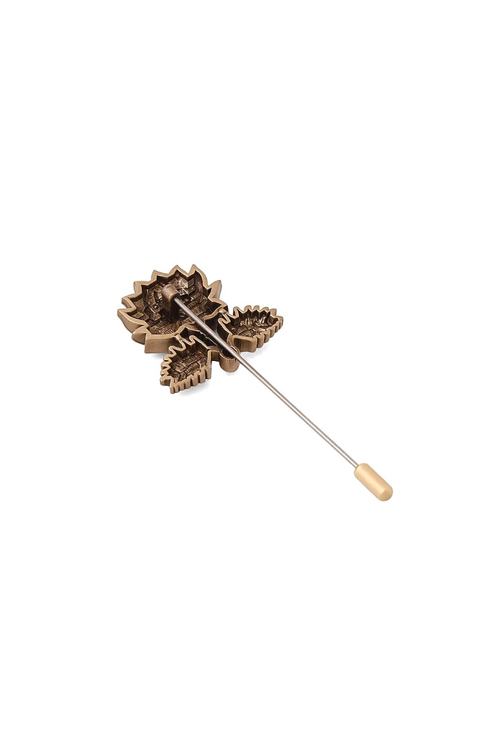 Antique Gold Brass Lapel Pin by Cosa Nostraa at Pernia's Pop Up Shop