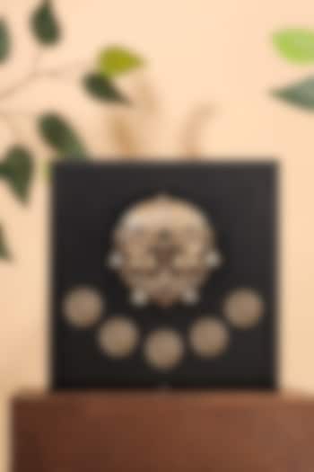 Antique Gold Brass Brooch & Buttons (Set Of 5) by Cosa Nostraa at Pernia's Pop Up Shop