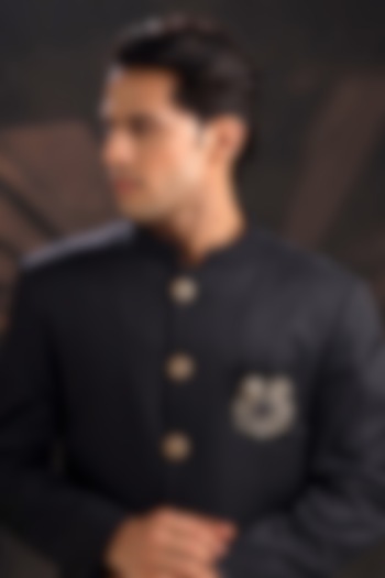 Oxidised Antique Gold Finish Brass Brooch by Cosa Nostraa at Pernia's Pop Up Shop