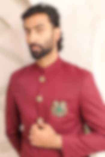 Oxidised Antique Gold Finish Brass Brooch by Cosa Nostraa at Pernia's Pop Up Shop