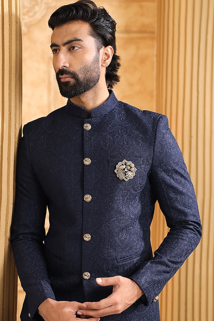 Oxidised Antique Gold Brass Brooch by Cosa Nostraa at Pernia's Pop Up Shop