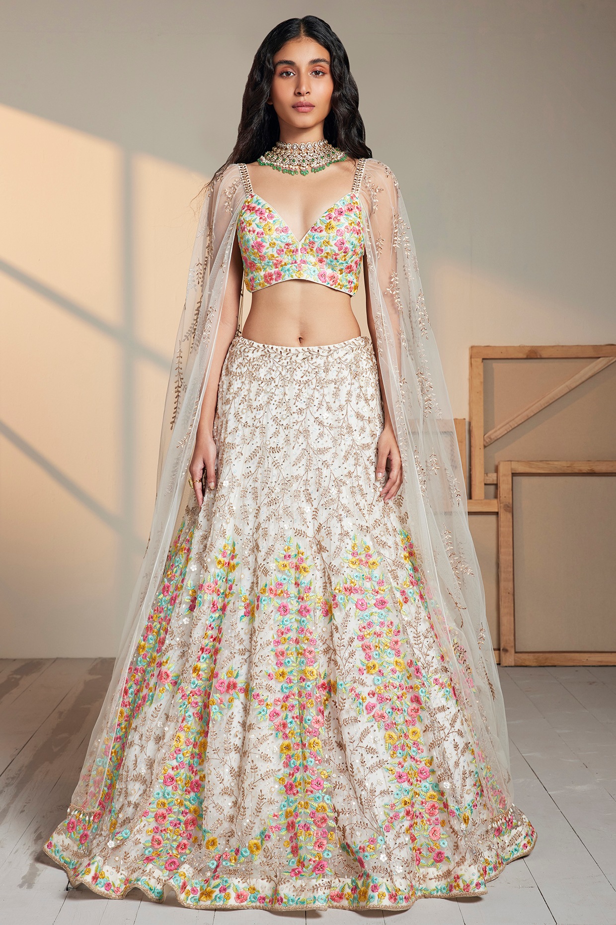 Floral Lehengas At Chamee And Palak I LBB
