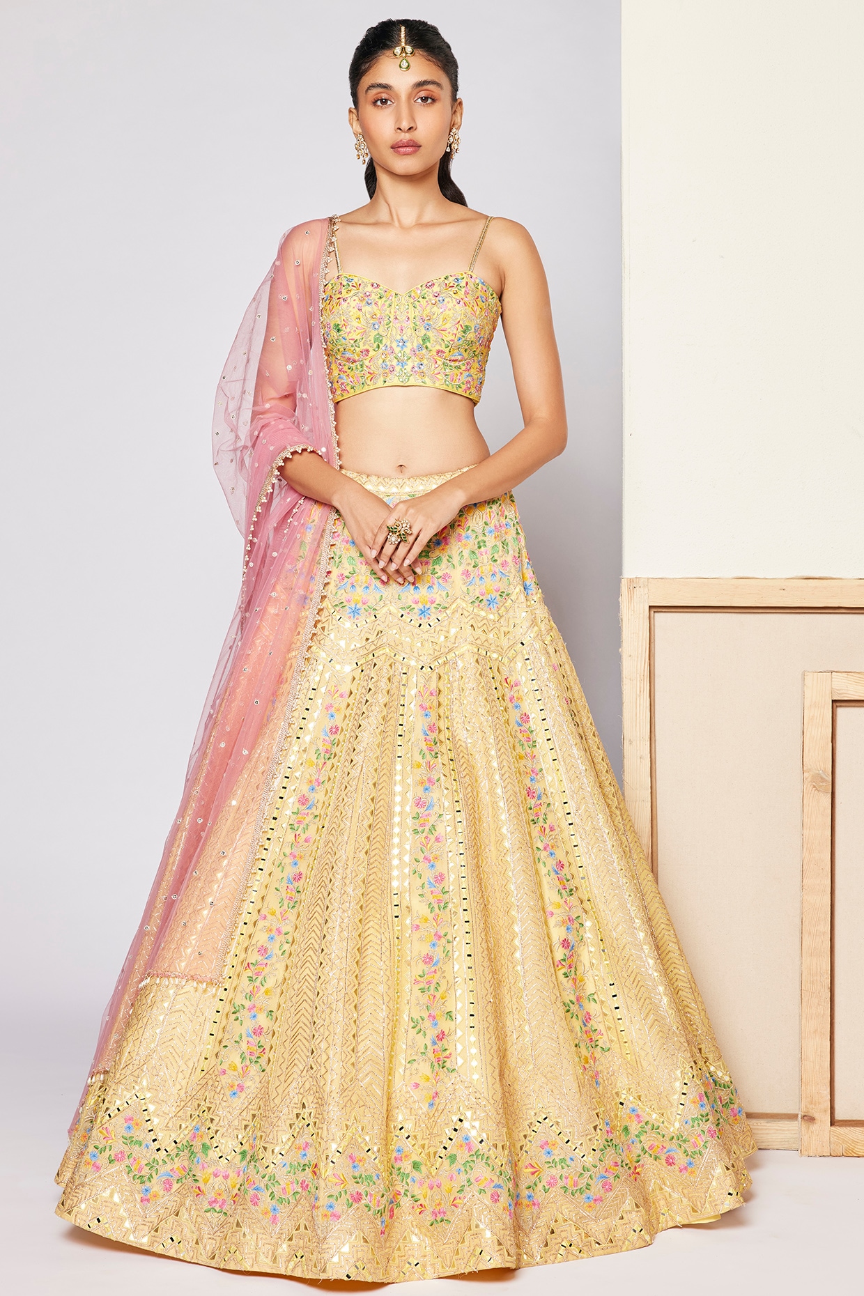 Floral Lehengas At Chamee And Palak I LBB