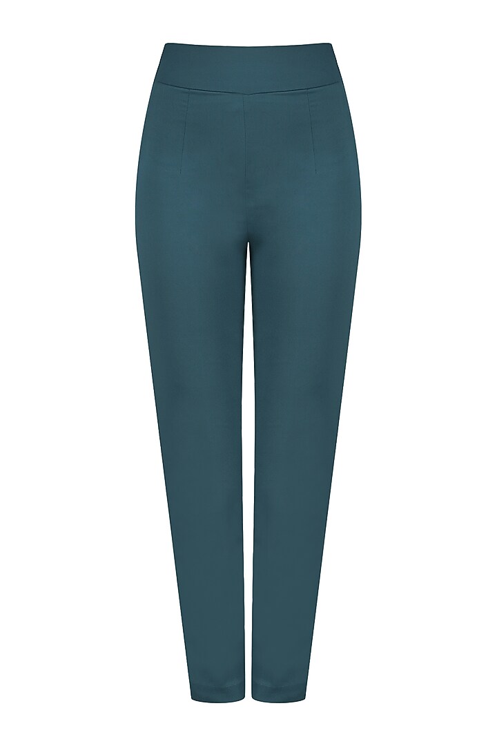 Teal blue power suit set available only at Pernia's Pop Up Shop.
