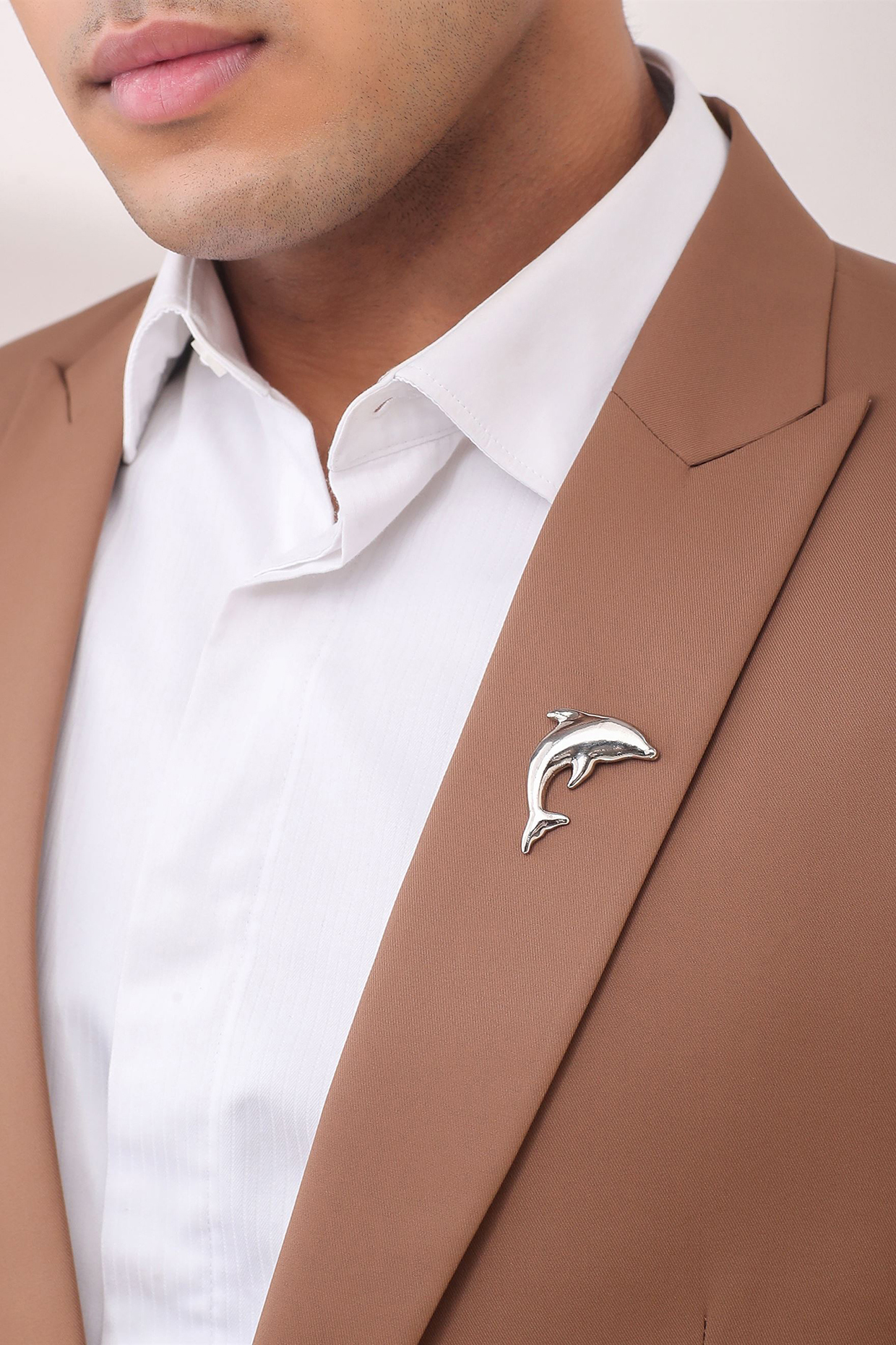 Silver Brass Brooch (Set of 3) by Cosa Nostraa