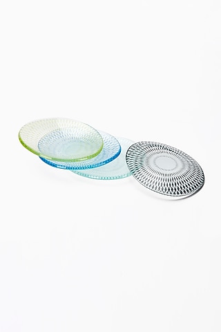 Multi-Colored Handcrafted Shell-Shaped Mono Portion Dishes (Set of 4) by Coco Bee