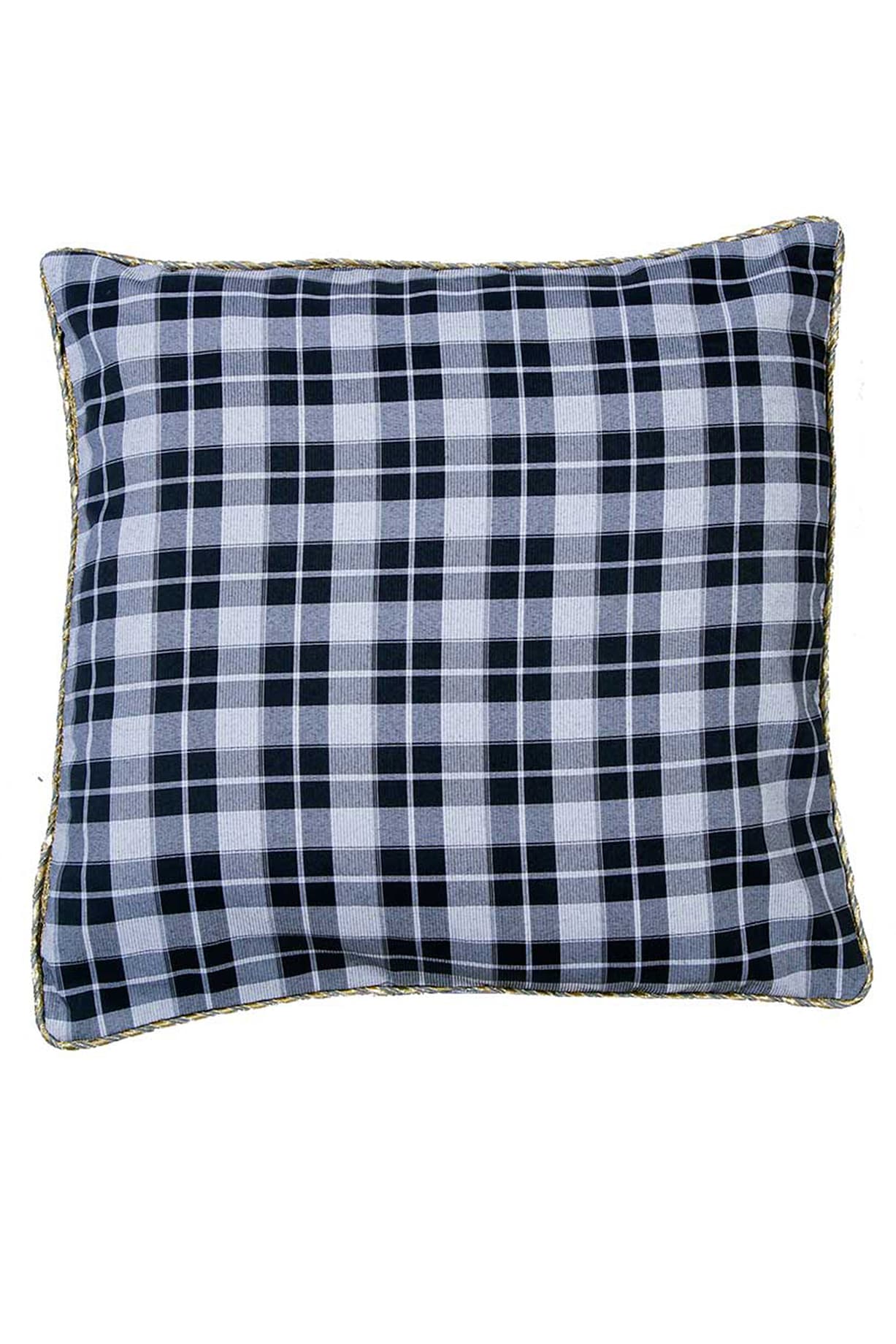 Grey Printed Cushion Cover by Coco bee at Pernia's Pop Up Shop 2025