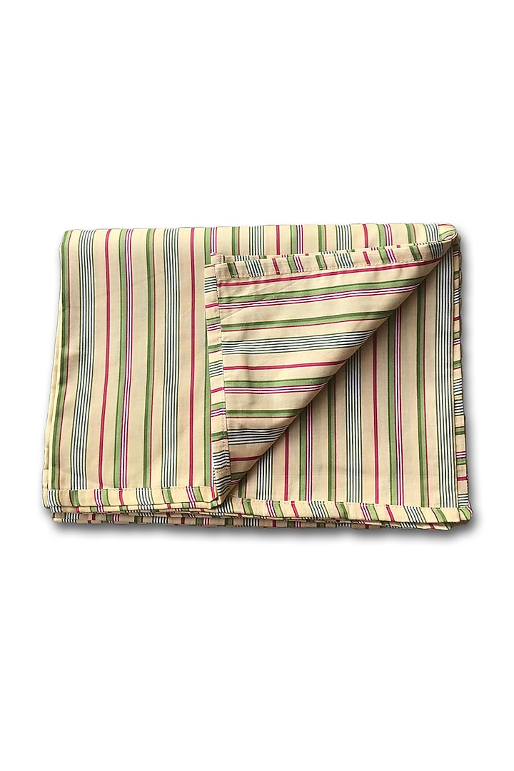 Yellow Cotton Voile Printed Dohar by Coco Bee at Pernia's Pop Up Shop