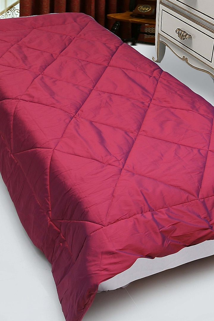Wine Taffeta Silk Quilt by Coco Bee at Pernia's Pop Up Shop