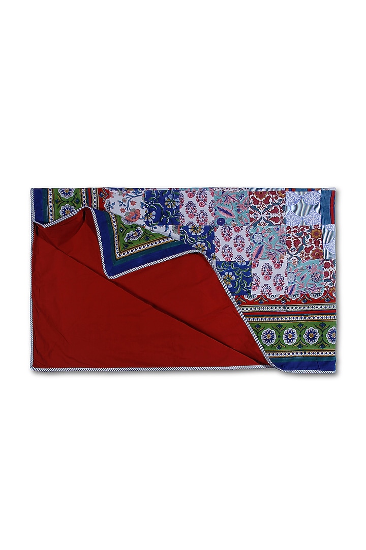 Multi-Colored Cotton Patchwork Bedspread by Coco Bee at Pernia's Pop Up Shop