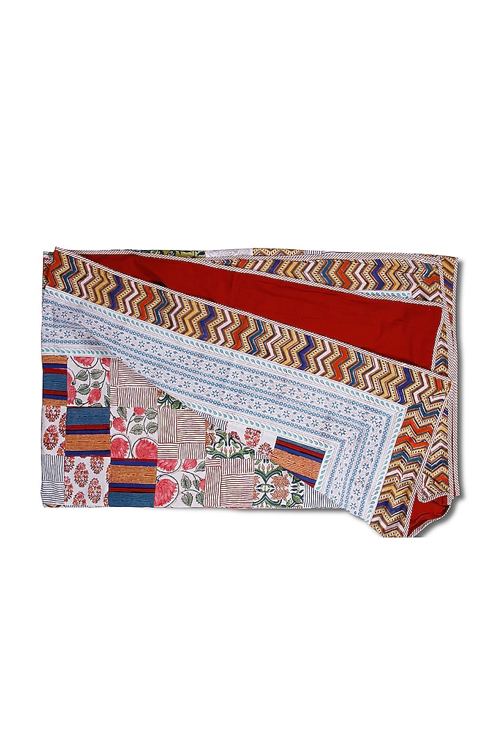 Multi-Colored Cotton Patchwork Bedspread by Coco Bee at Pernia's Pop Up Shop