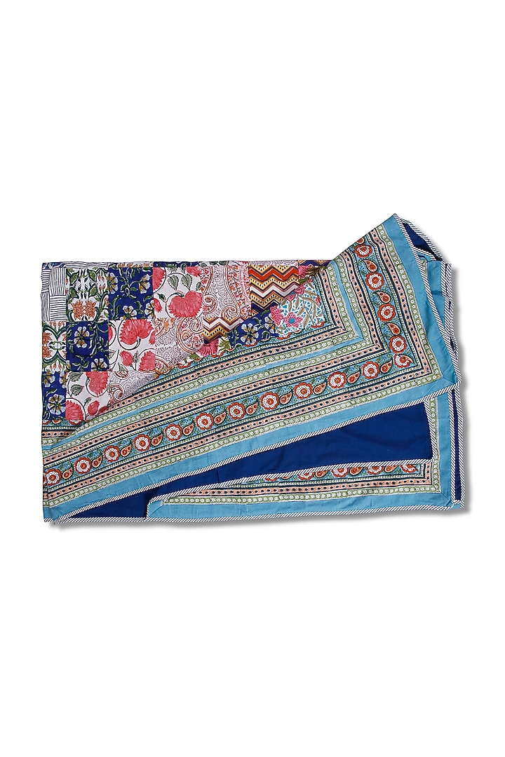 Multi-Colored Cotton Patchwork Bedspread by Coco Bee at Pernia's Pop Up Shop