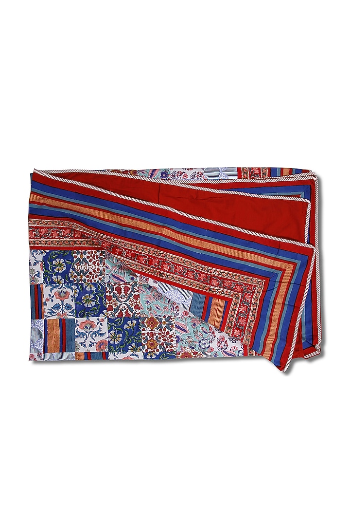 Multi-Colored Cotton Patchwork Bedspread by Coco Bee at Pernia's Pop Up Shop