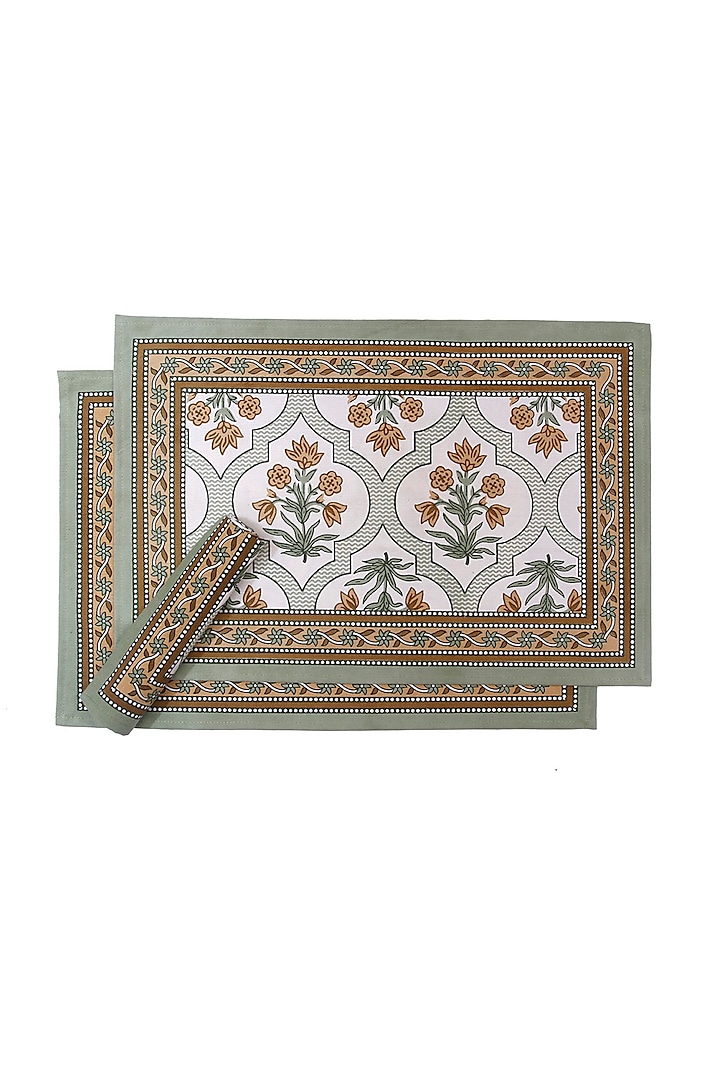 Multi Colored Mat, Napkin, & Runner Combo Set by Coco Bee
