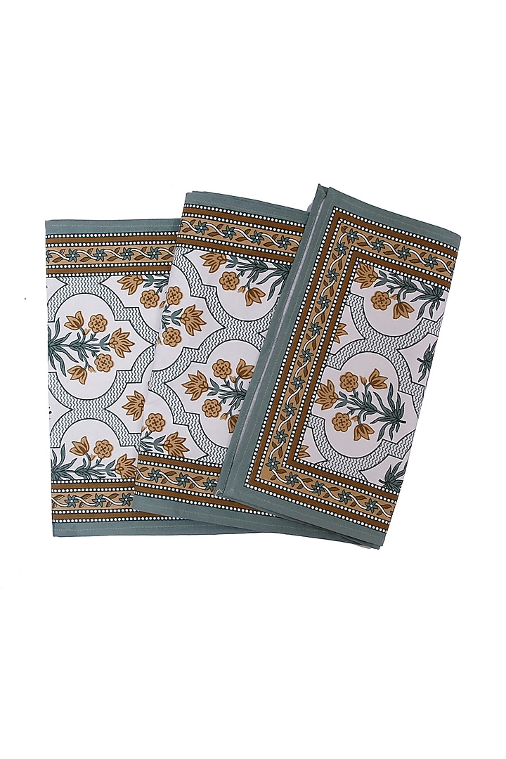 Multi Colored Mat, Napkin, & Runner Combo Set by Coco Bee at Pernia's Pop Up Shop