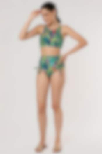 Multi-Colored Recycled Polyester Bikini Set by Cocopalm