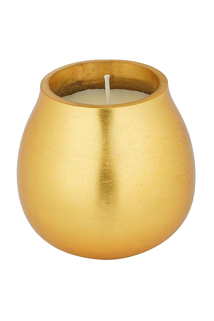 Gold Pear Shaped Candle (Set of 2) by Conscious Co at Pernia's Pop Up Shop
